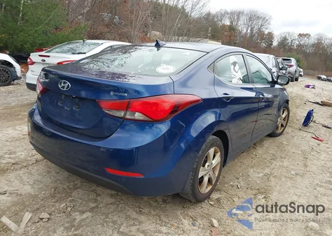 2016 Hyundai Elantra Value Edition from USA, damaged, VIN 5NPDH4AE6GH683492